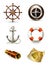 Marine set, high quality icons