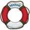 Marine theme, lifebuoy