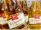 Marinette, WI/ USA - Dec 5, 2019: Miller High Life Beer Champagne Bottle 2018 in Walmart. Products of the Miller Brewing Company.