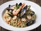 Maritime Elegance. Savoring the Bounty of Seafood in Risotto Harmony