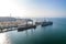 Maritime trade and business port in Gebze. Kocaeli, Turkey.