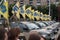 Mariupol, Ukraine June 12 2016 the parade dedicated to the second anniversary of the liberation of the city of Mariupol