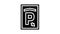 mark parking glyph icon animation