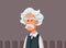 Mark Twain Vector Caricature Illustration