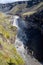 Markarfjotsgljufur Canyon in Fjallabak Nature Reserve in Iceland highlands.