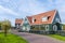 Marken. Beautiful typical fisherman village houses in Marken. Netherlands