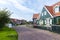 Marken. Beautiful typical fisherman village houses in Marken. Netherlands