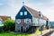 Marken, North Holland, Netherlands. Beautiful typical fisherman village houses in Marken