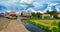 Marken is a small historical dutch village, Netherlands. View to the village