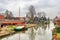 Marken - traditional dutch historical village on Markermeer lake near Amsterdam, North Holland, Netherlands.