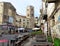 Market of BallarÃ² of Palermo early in the morning in Sicily, Italy.