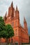 Market Church on Schlossplatz square in Wiesbaden, Hesse, German