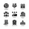 Market Economy icons set