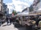 Market in Keswick in north-western England, in the heart of the Lake District.