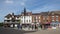Market Place in the small Hampshire town of Romsey, UK