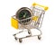 Market pushcart with compass