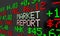 Market Report News Stock Wall Street Price Ticker 3d Illustration
