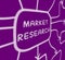 Market Research Diagram Shows Researching