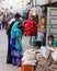 Market scene in India