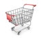 Market shopping cart 3D.
