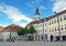 Market Square of Frankenberg in Saxony Germany