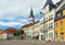 Market Square of Frankenberg in Saxony Germany