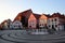 Market Square in Frombork, Poland