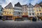 Market Square Marktplatz and St Martin Fountain Martinsbrunnen - Cochem, Rhineland-Palatinate, Germany