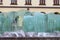 Market Square with modern glass fountain, Wroclaw, Poland.