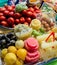 Market stall with candys in Coyoacan, Mexico City