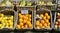 Market stall selling fruit