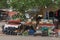 Market stalls in Livingstone, Zambia