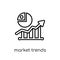 Market trends icon from Economyandfinance collection.