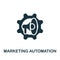 Marketing Automation icon. Simple element from content marketing collection. Creative Marketing Automation icon for web design,