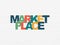 Marketing concept: Marketplace on wall background