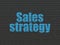 Marketing concept: Sales Strategy on wall background