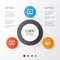 Marketing Icons Set. Collection Of Web Page Performance, Video Player, Keyword Optimisation And Other Elements. Also