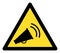 Marketing Noise Warning Flat Icon Illustration