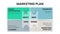 Marketing strategy matrix infographic template has 4 steps to analyze such as What - value proposition, Who - segments, Where -