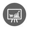 Marketing, trend, analysis, report, view icon. Gray vector design.