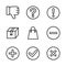 Marketplace icon set include reputation, bad, shop, store, question, help, marketplace, information, market, box, carton, delivery