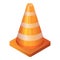 Marking road cone icon, isometric style