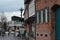 Markt platz, Market place architecture downtown in Dieburg an old Historic building near Castle Fechenbach in Dieburg, Germany