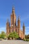 Marktkirche Market Church in Wiesbaden, Germany, is a Lutheran church from the Neo-Gothic period