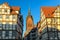 Marktkirche and old city of Hannover, Germany