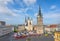 Marktplatz square in Halle Saale, Germany