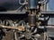 Marlborough Flyer Tourist Steam Train Detail, Picton, New Zealand