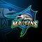 Marlin esport logo mascot design