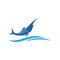 Marline fish logo