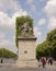 Marly horses on the Place de la Concorde. Near walking pedestr